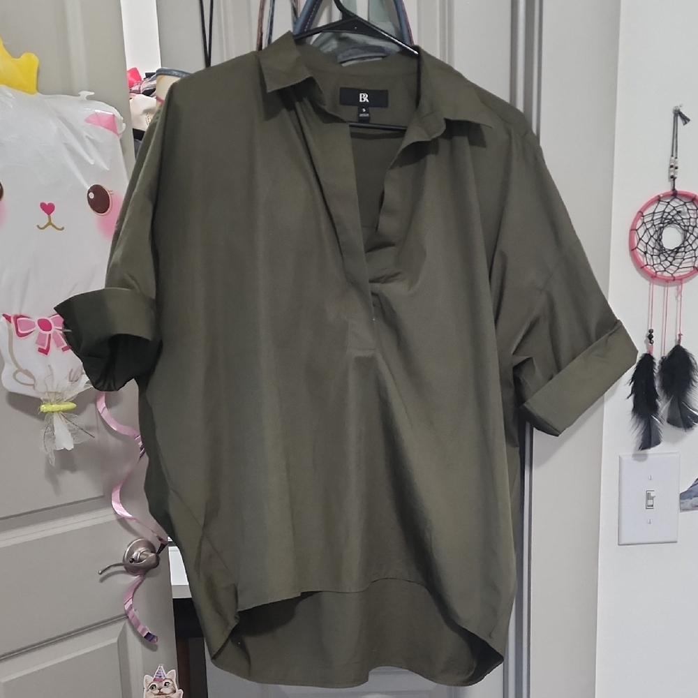 Banana Republic Olive Green Shirt